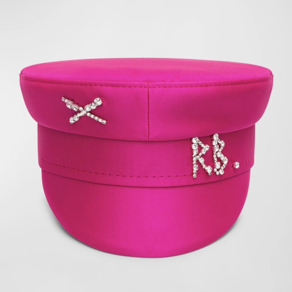 Ruslan Baginskiy
Embellished Monogram Shiny Newsboy Cap